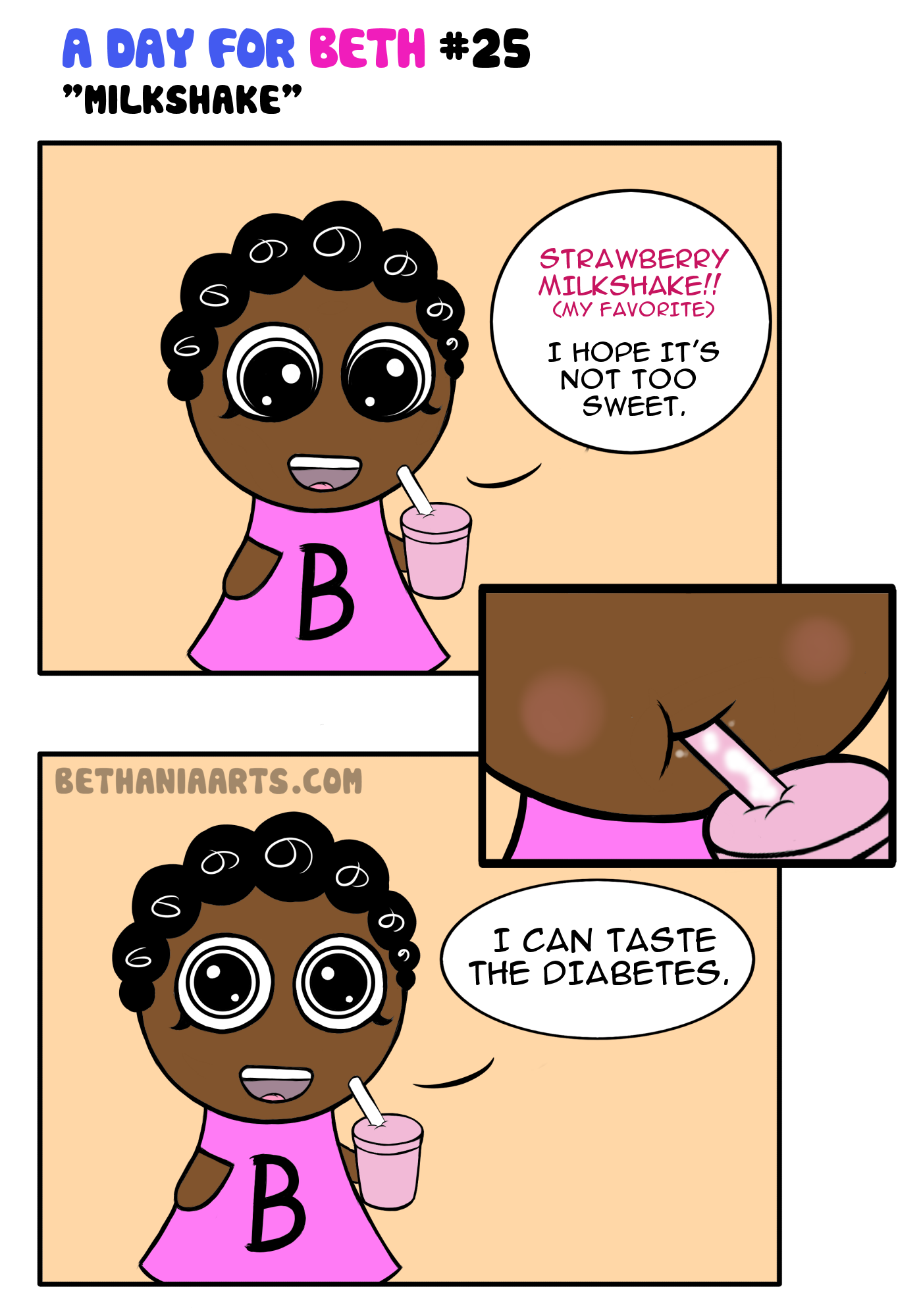 A Day For Beth #25 – “Milkshake”.