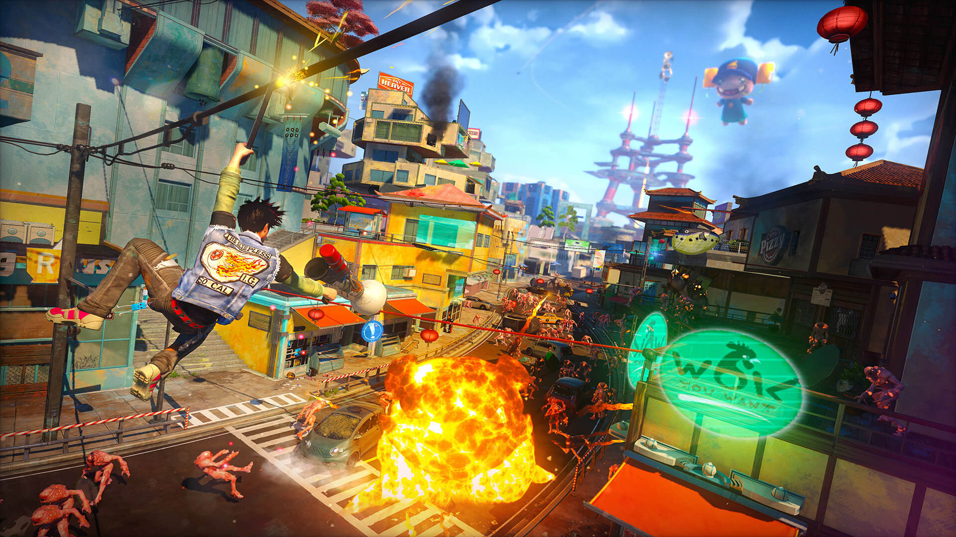 Sunset Overdrive on PC Is A Broken, Unoptimized Port.